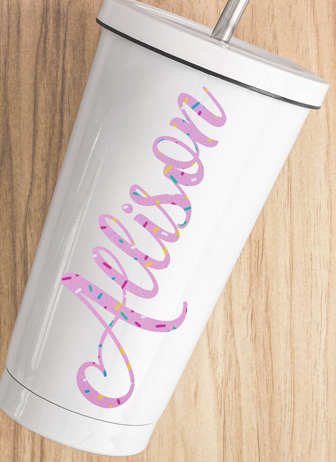 SPRINKLES NAME DECAL Sprinkles Name Sticker Sprinkles - Etsy