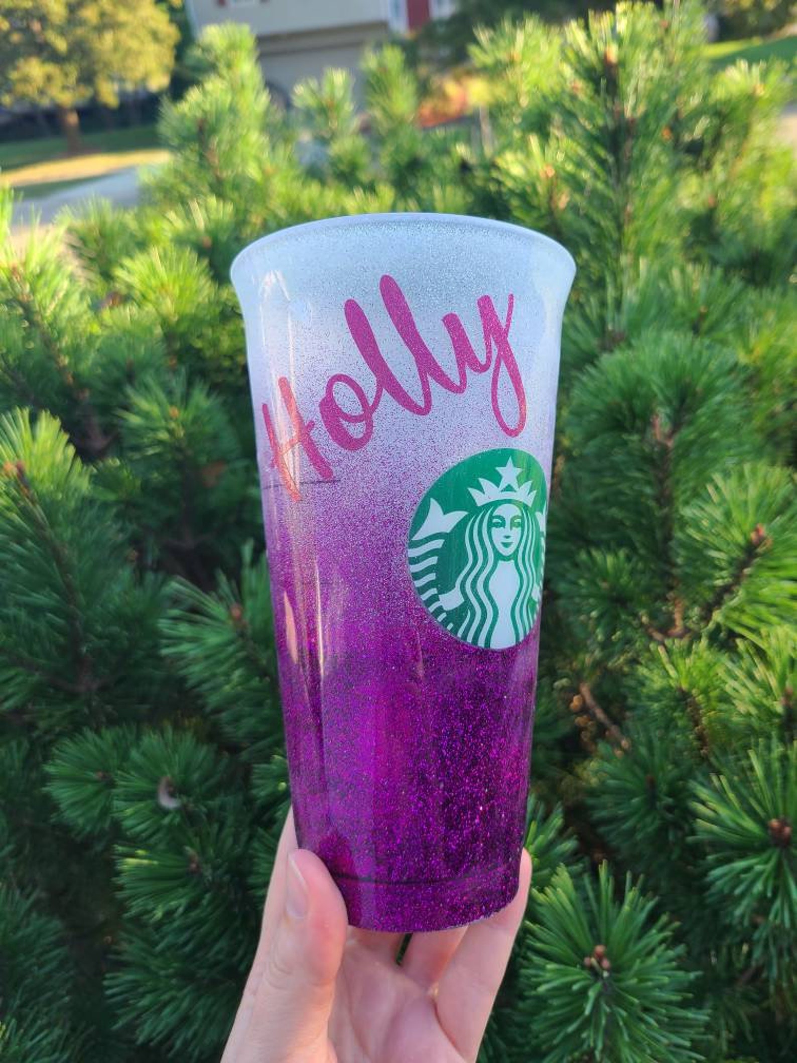 OMBRE STARBUCKS CUP Custom Starbucks Cup Custom Coffee Cup Etsy