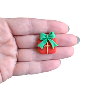 Presents Cabochon | Resin Flatback | Kawaii | Christmas Accessories | Hair Bow Charm | Scrapbooking | Embellishment | Christmas Presents