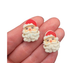 Hair Bow Crafts Embellishments 2 x Large Christmas Santa Sleigh Planar Resin Hair Bow Crafts Embellishments 2 x Large Christmas Santa Sleigh Planar Resin