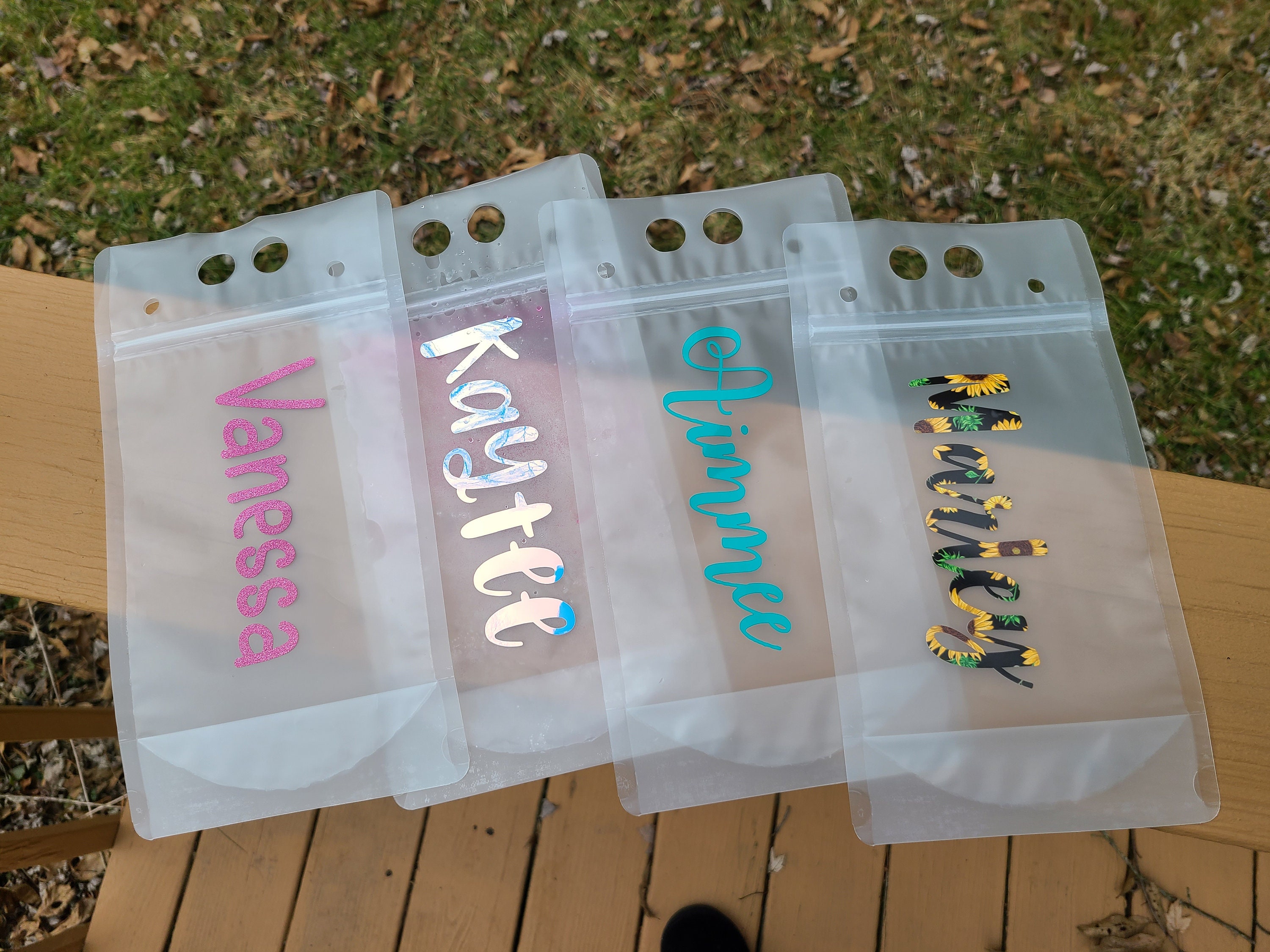 Drink Pouches for Adults Party Pouches Personalized Drink Etsy