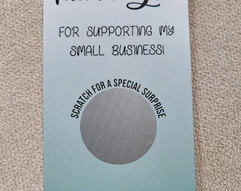 SCRATCH OFF CARDS | Business Scratch Offs | Thank You | Customer Thank You Cards | Business Scratch Offs | Custom