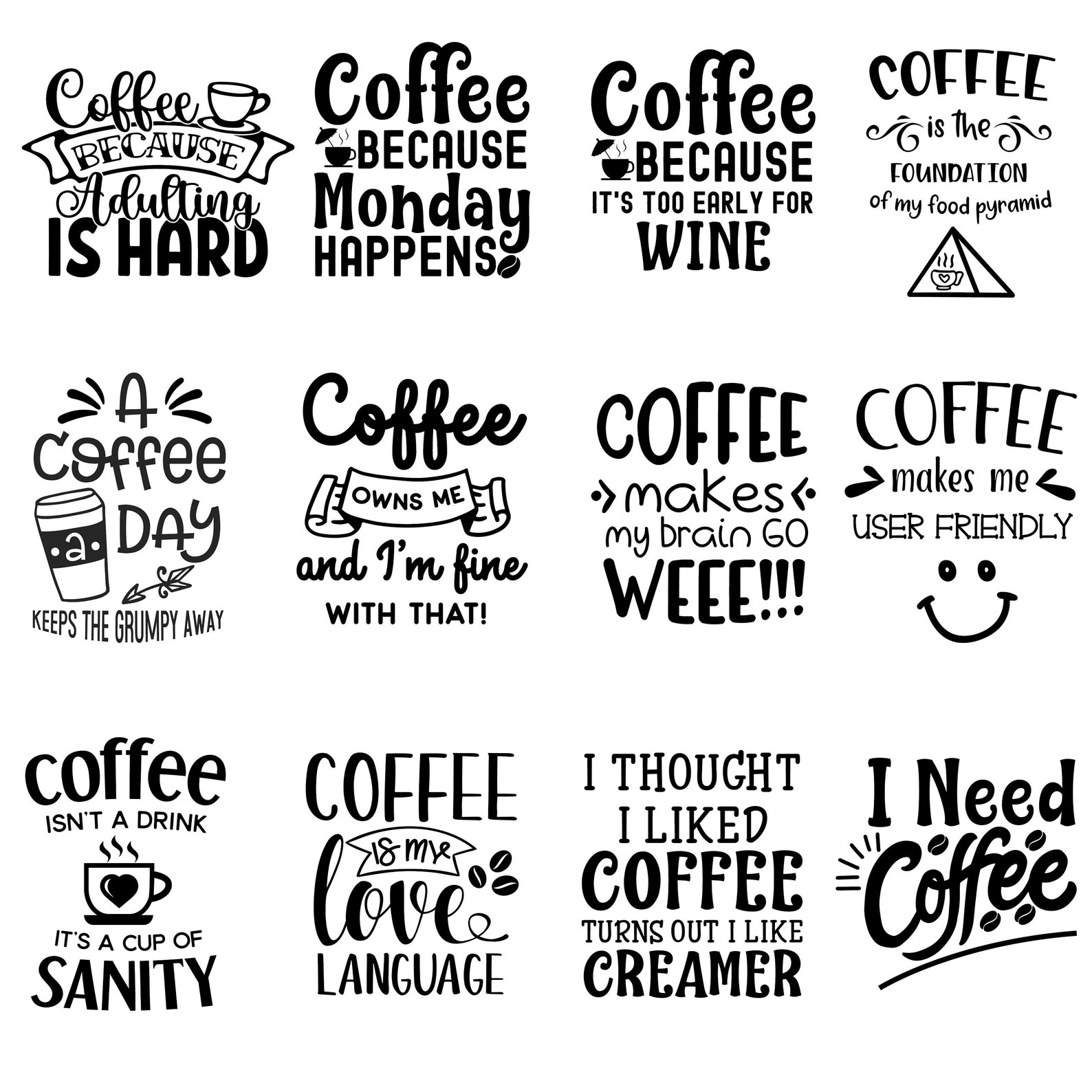 VINYL MUG DECALS Yeti Decals Coffee Decals Custom Decals Etsy