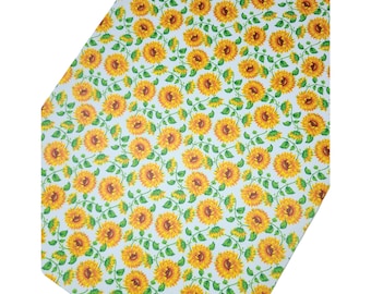 Sunflower Faux Leather Sheets | Vegan Leather Sheets | Faux Leather | Leather for Earrings | Summer Floral Printed Faux Leather Sheets
