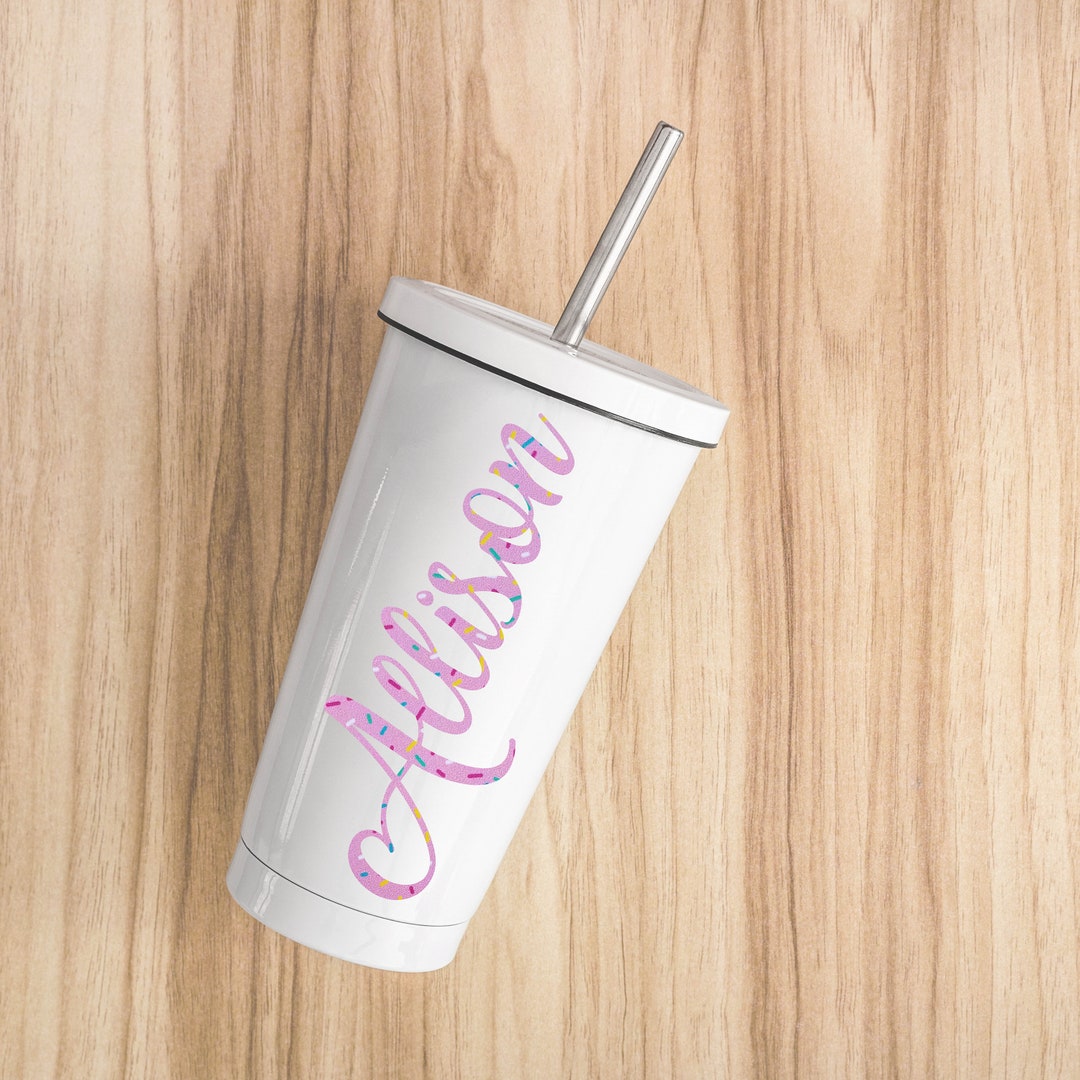 SPRINKLES NAME DECAL Sprinkles Name Sticker Sprinkles Decal Wine Glass
