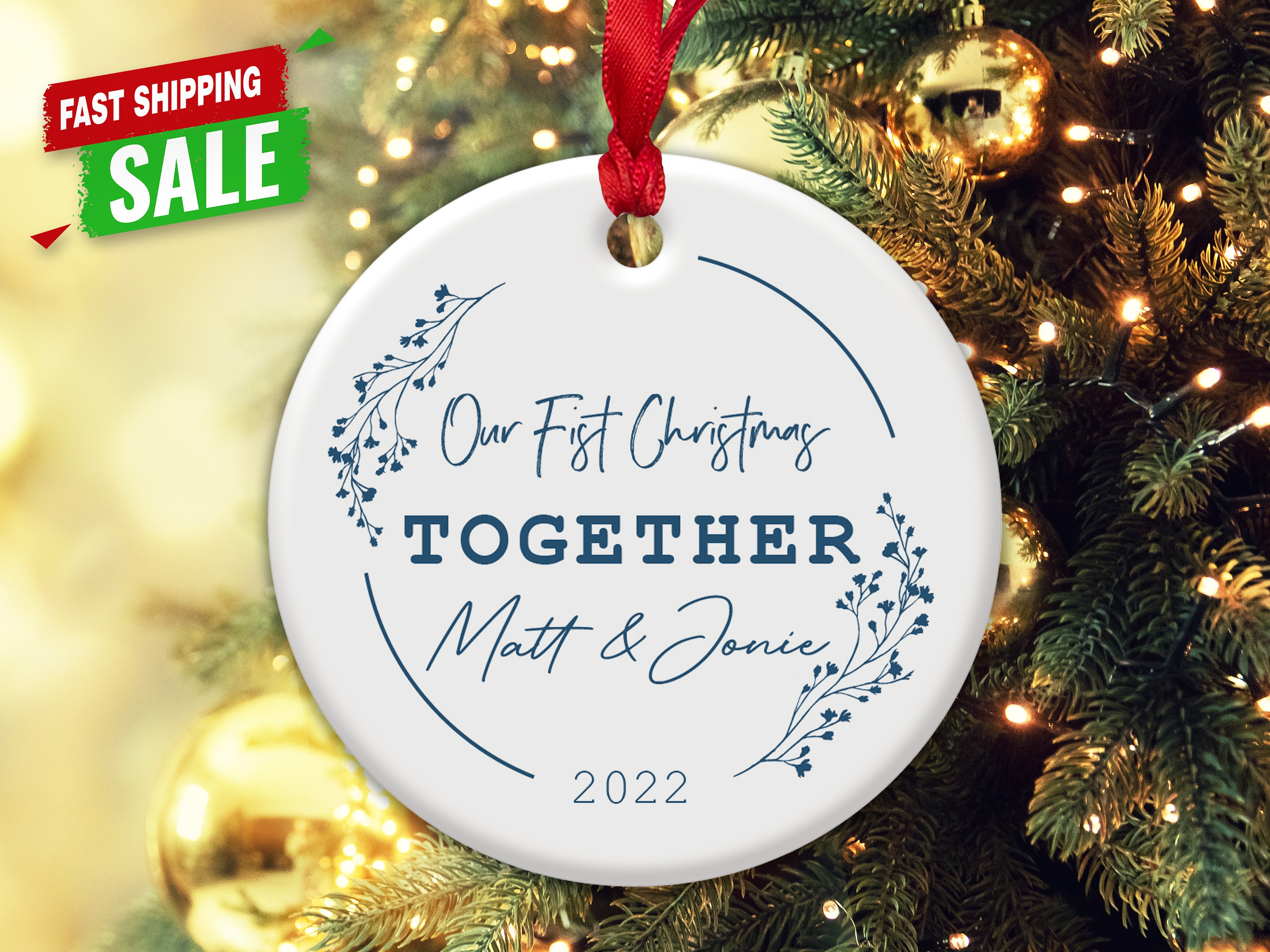 Discover First Christmas Together Ornament