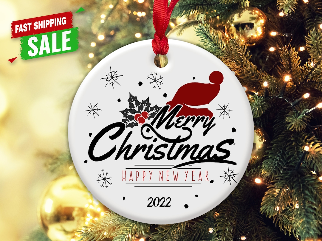 Fancy Christmas Ornament Merry Christmas Ornament Ornament for