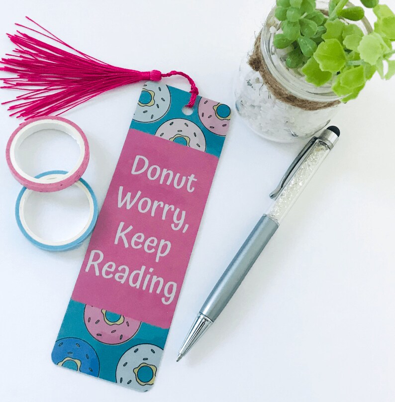 Set of 4 Pun Bookmarks Funny Bookmarks Cute Bookmarks Etsy