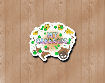My Cabbages !!! Sticker - Etsy