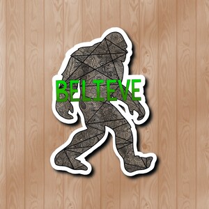 Sasquatch Sticker (WATERPROOF)