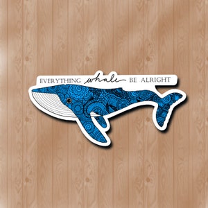 Whale Sticker (WATERPROOF)