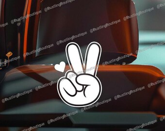 Peace Sign Decal, Car Decal, Decal, Free Shipping