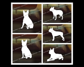 Boston Terrier Decal, Car Decal, Free Shipping