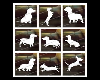 Dachshund Decal, Car Decal, Free Shipping
