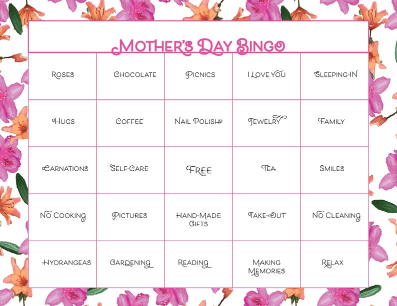 Mother's Day Games Activity Pack Instant Download Printable image 3