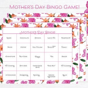 Mother's Day Games Activity Pack Instant Download Printable image 2
