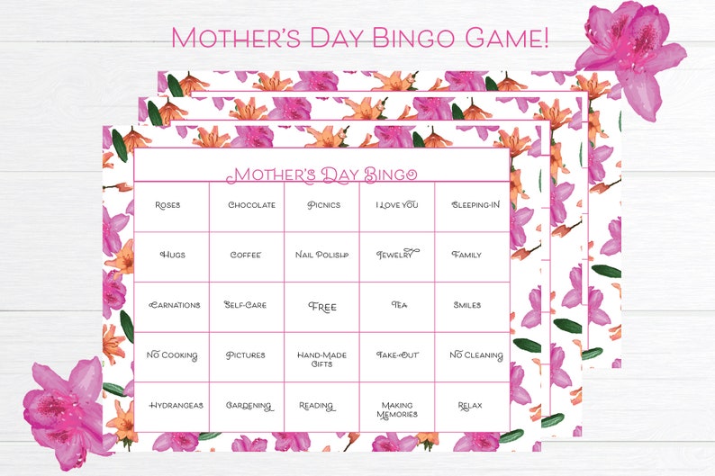 Mother's Day Games Activity Pack Instant Download Printable image 2