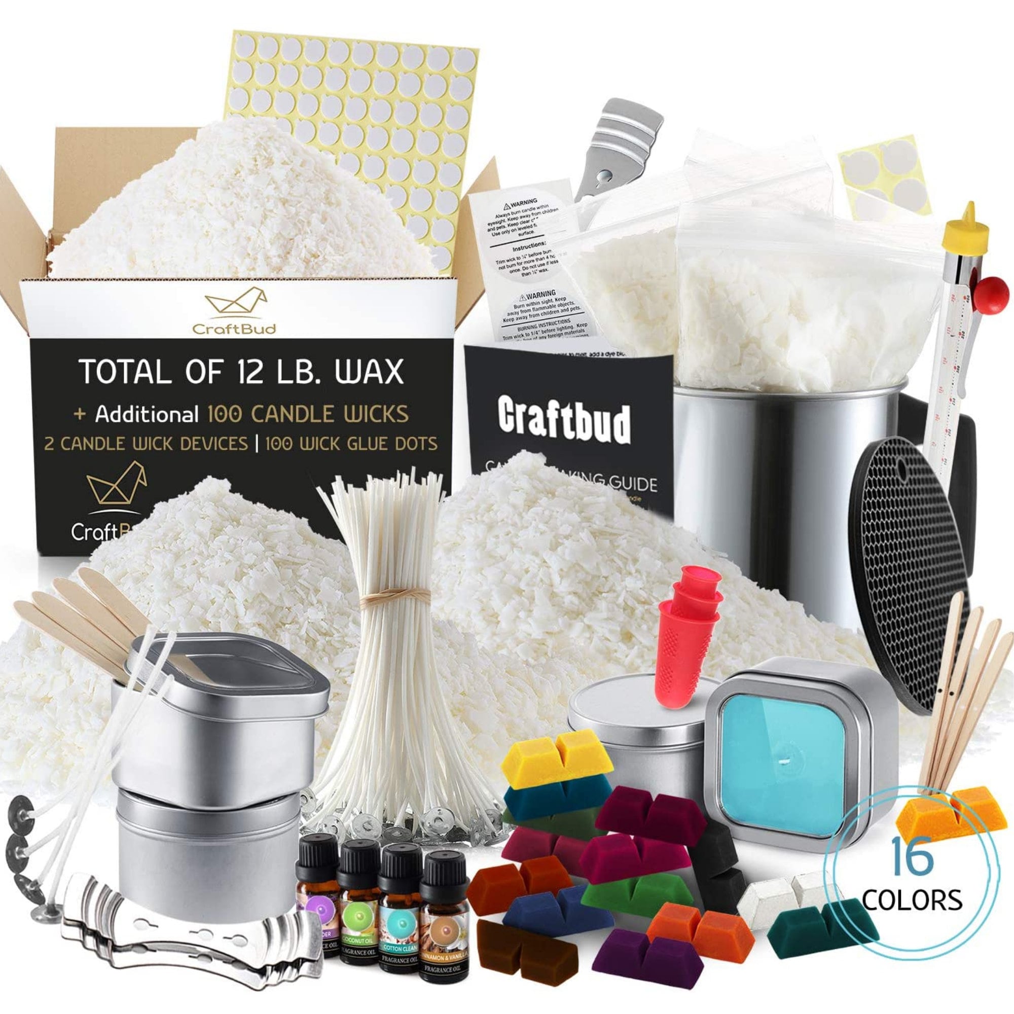 Candle Making Kit 58 Pieces Soy Candle Making Kit Complete Etsy