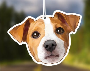 Jack Russell Terrier Car Air Freshener, Dog Lover Gift