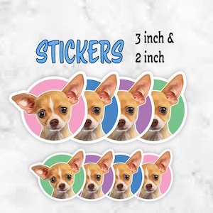 Chihuahua Puppy Waterproof Vinyl Sticker: Dog Lover Gift