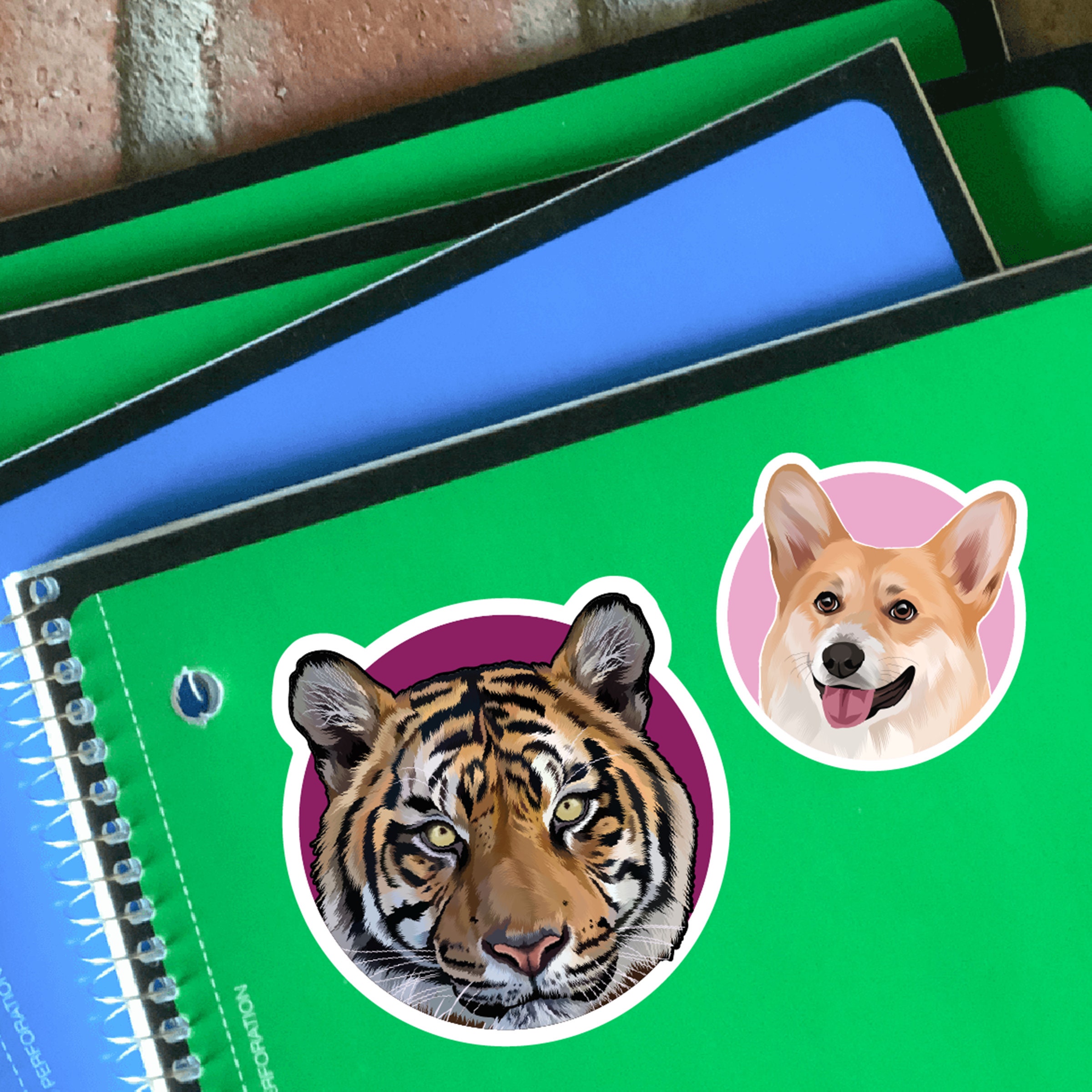 Tiger Sticker, Waterproof Vinyl Sticker for Tiger Lovers - Etsy