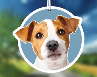 Jack Russell Terrier Car Air Freshener, Dog Lover Gift