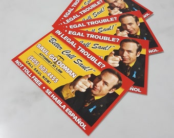 Better Call Saul DIGITAL DOWNLOAD PRINT Business Card Prop - Saul Goodman, Jimmy McGill, Bob Odenkirk