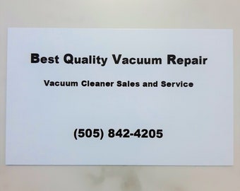 Best Quality Vacuum Repair Breaking Bad Better Call Saul Business Card Prop - Ed Galbraith, Gustavo Fring, Walter White Saul Goodman