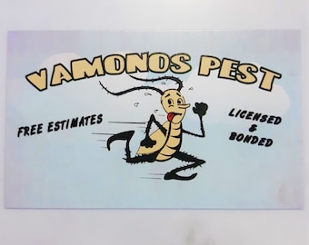 Vamonos Pest Breaking Bad Better Call Saul Business Card Prop - Gustavo Fring, Walter White Saul Goodman