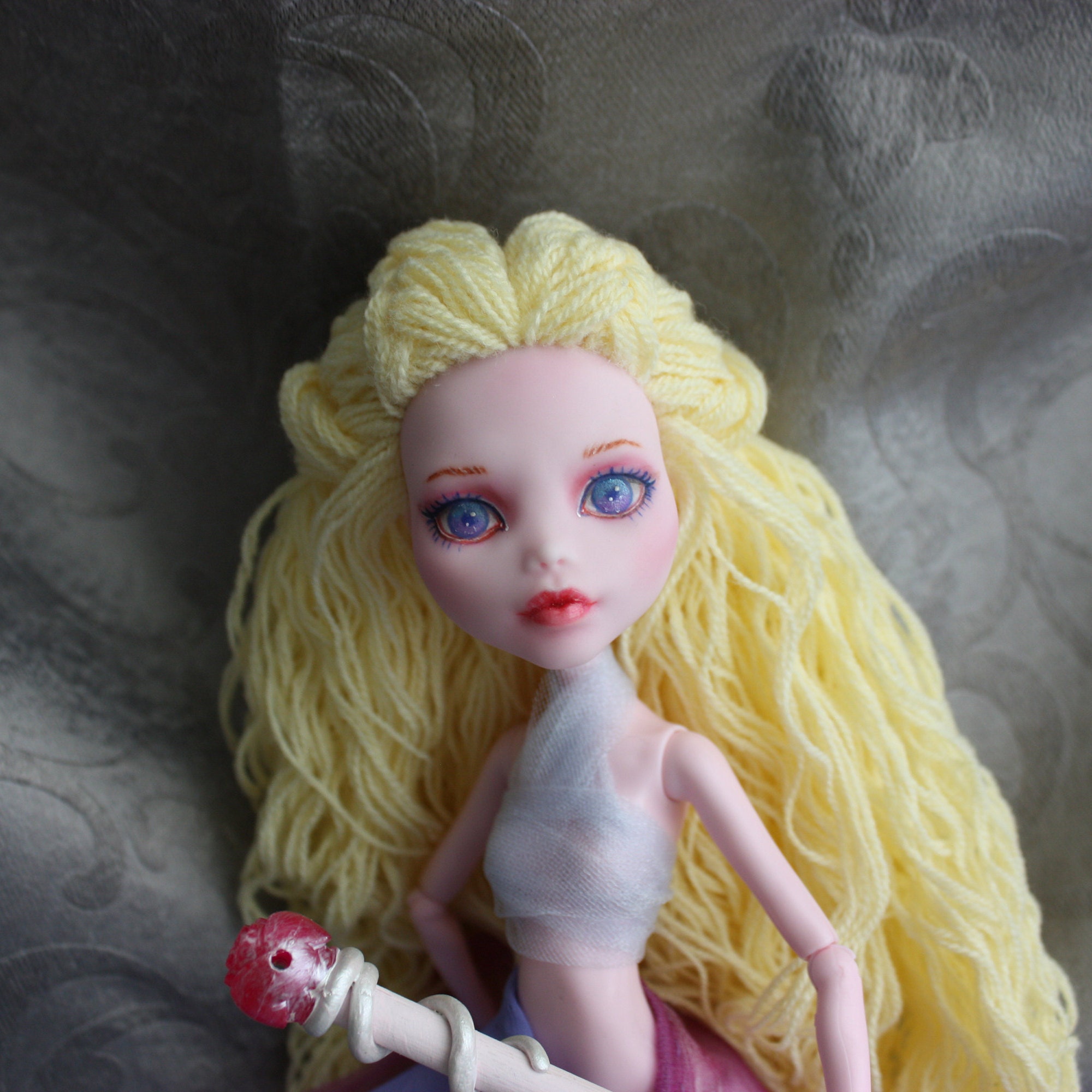 OOAK Art Doll Eva the Elf Custom Monster High Repaint | Etsy