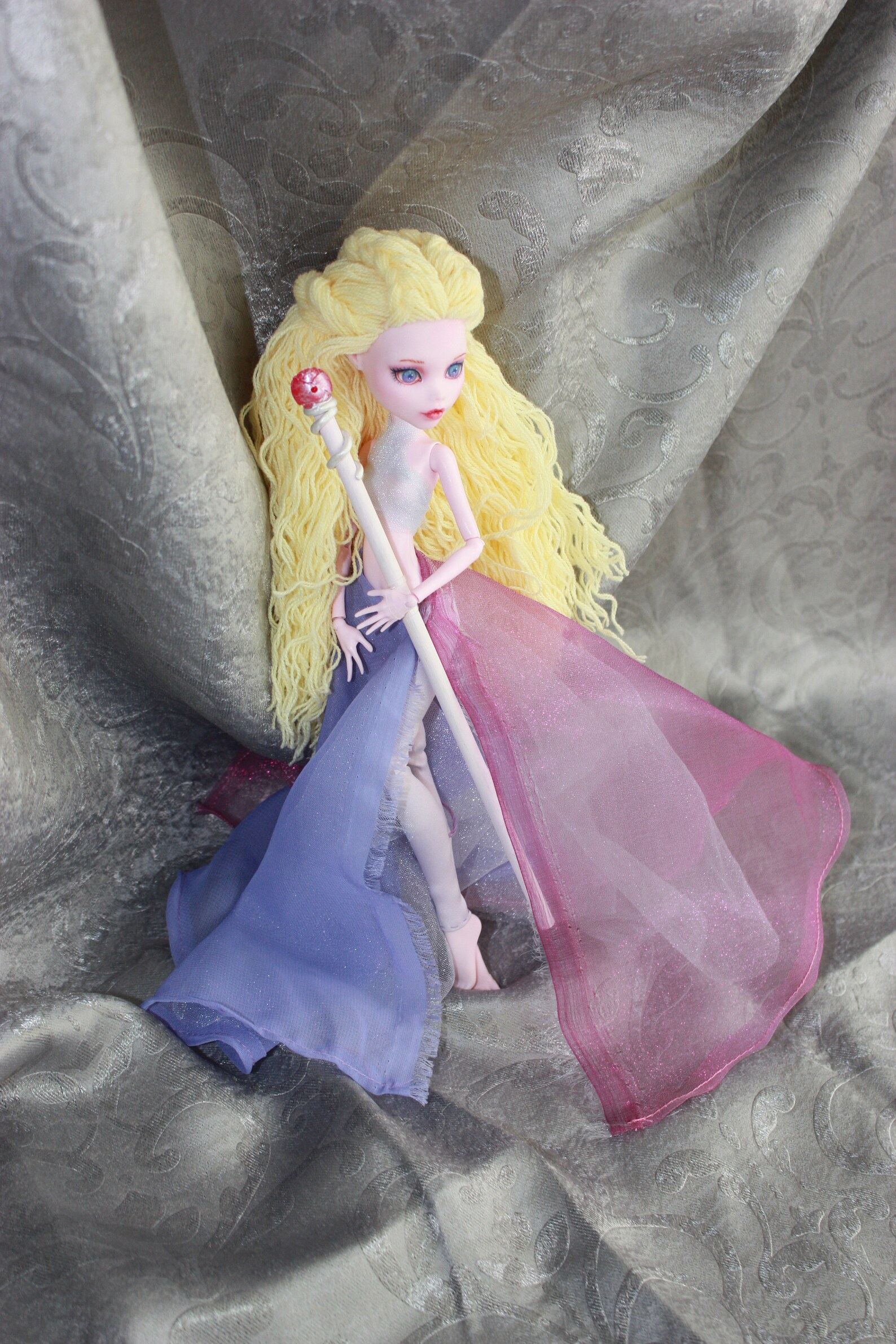 OOAK Art Doll Eva the Elf Custom Monster High Repaint | Etsy