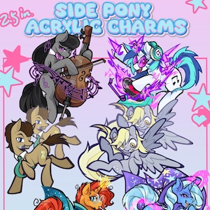 MLP Character 2.5 in Acrylic Charms[PREORDER]