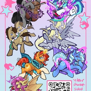MLP Character 2.5 in Acrylic Charms [PREORDER/WIP]