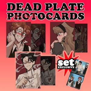 ¡NUEVO! Fotografías de doble cara de Dead Plate [YA DISPONIBLES]