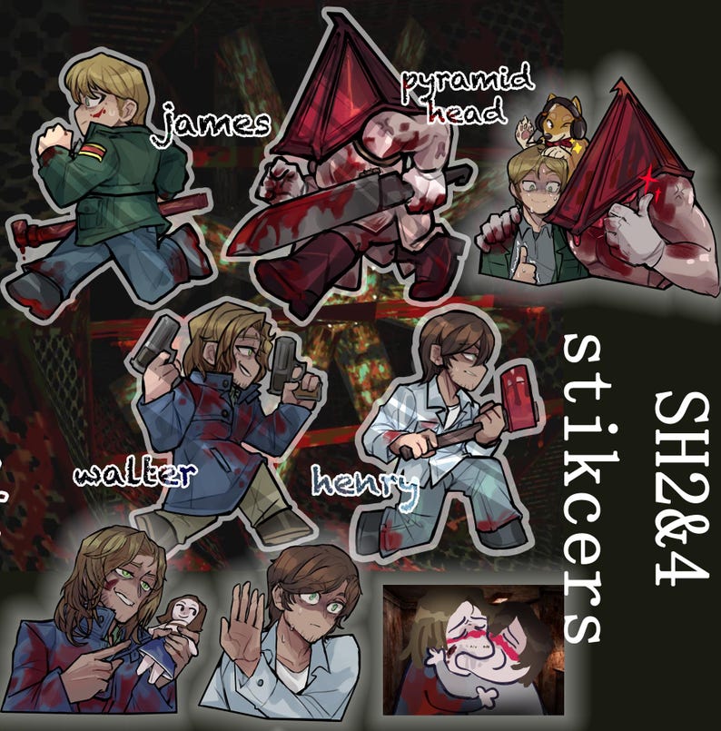 Silent Hill 2&4 Stickers [NOW AVAILABLE] - Etsy