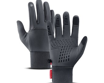 Touch Screen Winter Gloves Gray