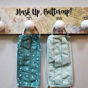 Face Mask Hanger/Holder Hangup - Postcards