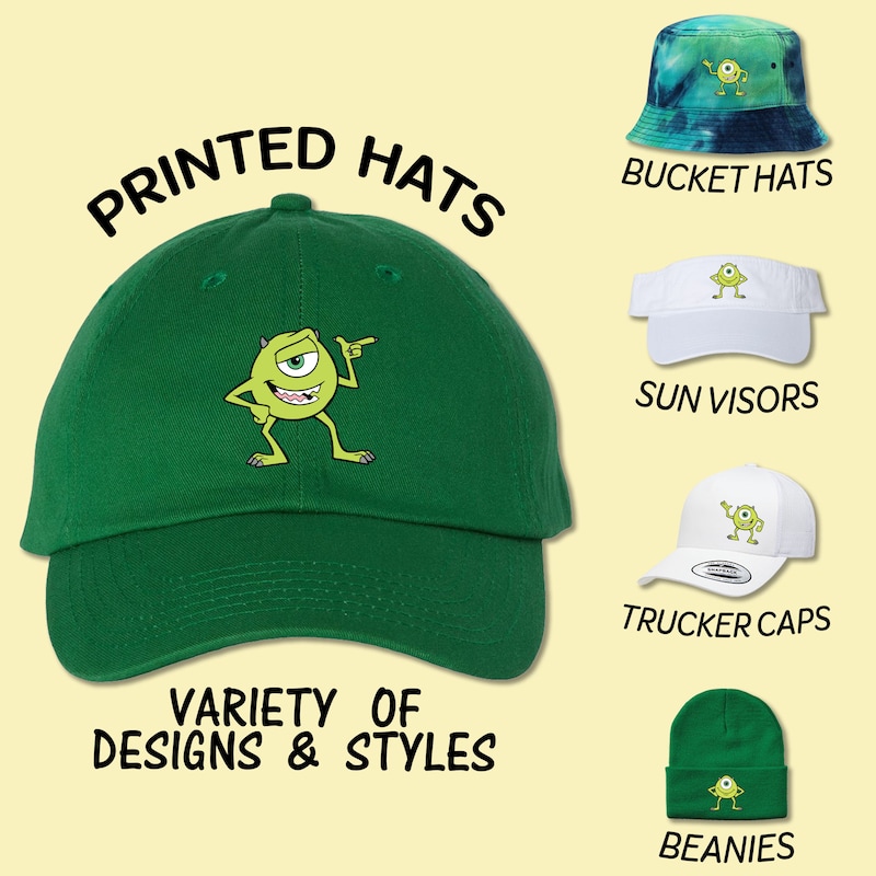 Mike Wazowski Hat - Etsy