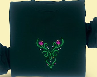 Princess Anna Embroidered Sweatshirt: Disneyland Family Matching