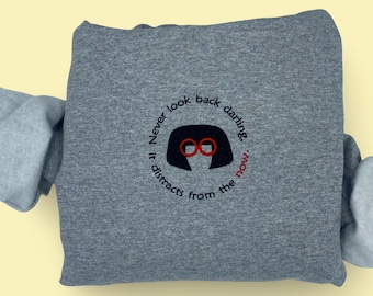 Edna Mode Embroidery Sweatshirt: The Incredibles Disneyland Family Matching