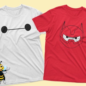 Big Hero 6 Family Shirts: Baymax Graphic Matching Tees