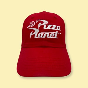 Toy Story Pizza Planet Embroidered Hat: Adjustable Baseball Cap