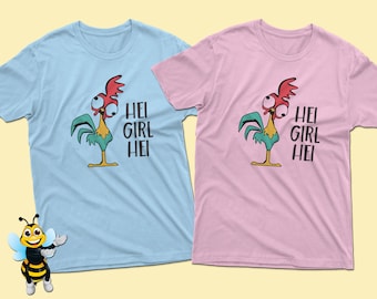 Moana Hei Hei T-Shirt: Funny Rooster Vacation Shirt