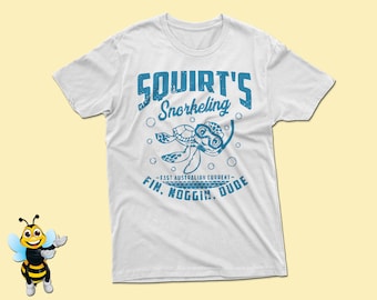 Squirts Snorkeling Sea Turtle Shirt, Finding Nemo Matching Shirt, Finding Dory Shirt, Birthday Shirt, Disney Vacation Shirt, Gift Shirt,