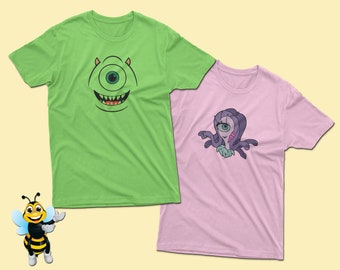 Monsters University Matching Shirts: Mike & Celia, Family Trip Tees