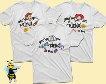 Toy Story Inspired T-Shirts: 'You've Got a Friend In Me' Matching Shirts
