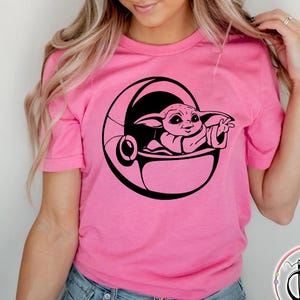 Baby Yoda Shirt, Star Wars Shirt, Disney Shirt, Disneyworld Family Shirt, Disneyland Shirt image 1