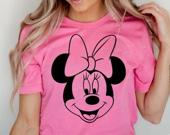 Minnie Mouse Disney Shirt, Womens Disney Minnie Shirt, Minnie Mouse Shirt For Girls, Disneyworld Women Shirt