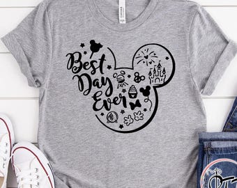 Disney Shirts, Best Day Ever Disney Shirt, Disney Family Vacation Shirts, Disneyland Shirt, Disneyworld Family Shirts