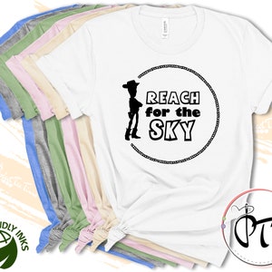 Toy Story Shirt, Disney Family Shirt, Reach For The Sky Toy Story Shirt, Toy Story Shirts